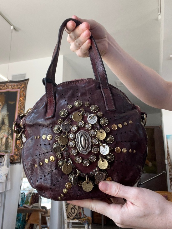 Campomaggi Handbags - Campomaggi Embellished Purse in Vinaccia